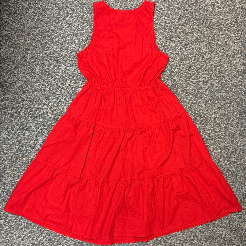 Universal Thread Cherry Red Tiered Sleeveless Max… - image 4